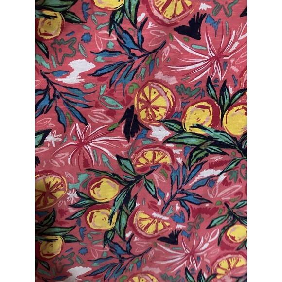 Fresh Lemon Print Sleeveless Blouse for Women XL Summer Top New with Tags NWT - Picture 7 of 7